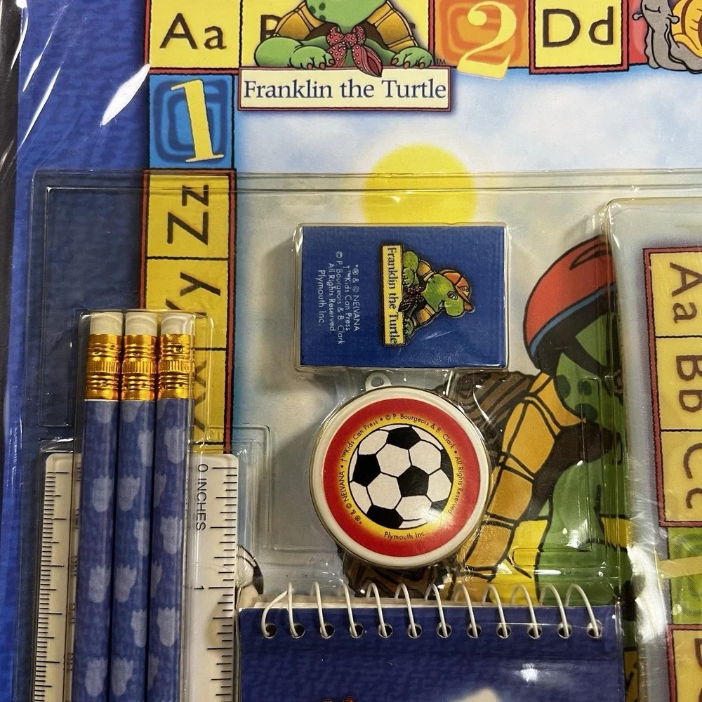 Franklin‎ The Turtle TV Show New Vintage Stationary Set RARE Hard To Find
